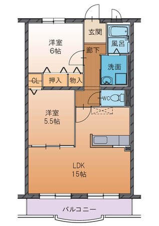 ハートフルタウン桜の物件間取画像